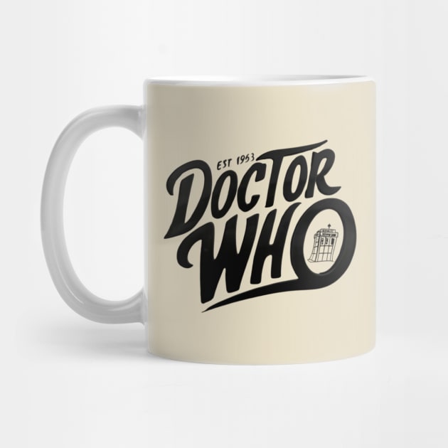 Black color Doctor Who 60 Est. 1963 by thestaroflove